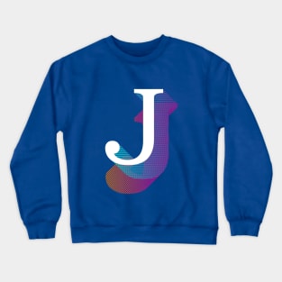 Letter J Crewneck Sweatshirt